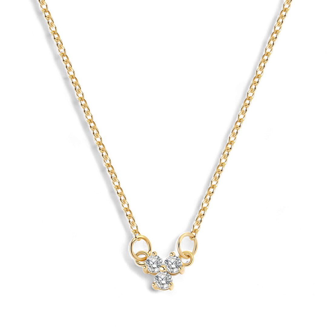 Trinity Diamond Pendant Necklace