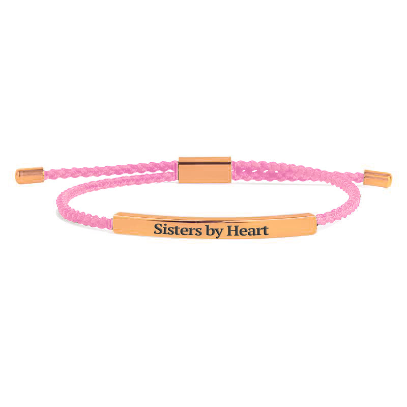 Not Sisters By Blood But Sisters By Heart Inspire Bracelet
