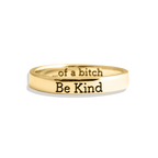 Be Kind Mantra Ring