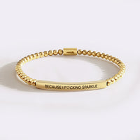 Gold Plate with Gold Beads