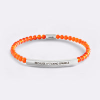 Silver Plate with  Carnelian Beads