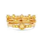Braided Birthstone Stacking Ring Set