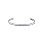 Personalized Thin Cuff Bracelet