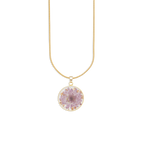 Pressed Birth Flower Necklace