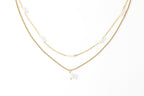 Dainty Layered Pearl Necklace