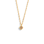 Dainty Birthstone Kite Necklace