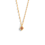 Dainty Birthstone Kite Necklace