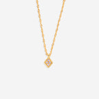 Dainty Birthstone Kite Necklace