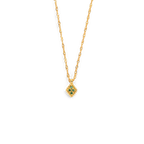 Dainty Birthstone Kite Necklace