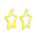 Ear Candy Star Hoop Earrings