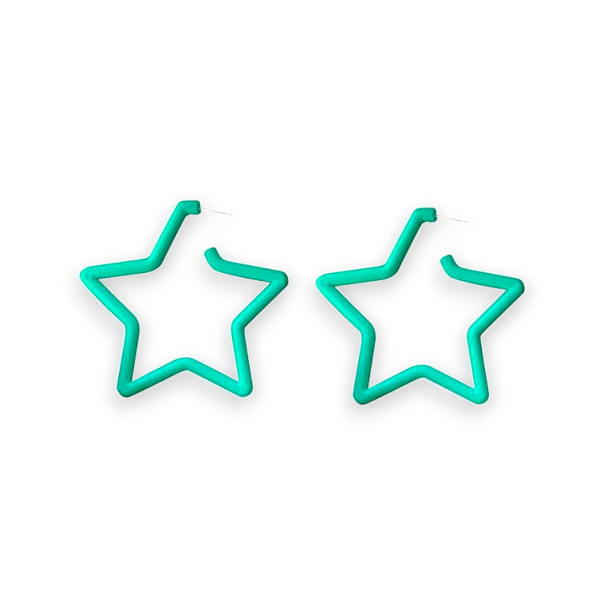 Ear Candy Star Hoop Earrings