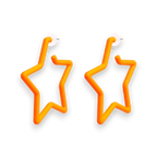 Ear Candy Star Hoop Earrings