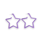 Ear Candy Star Hoop Earrings