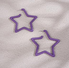 Ear Candy Star Hoop Earrings