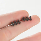 Tiny Angel Number Earrings