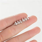 Tiny Angel Number Earrings