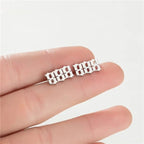 Tiny Angel Number Earrings