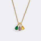 Personalized Multi-Birthstone Necklace