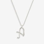 Flow Script Initial Necklace
