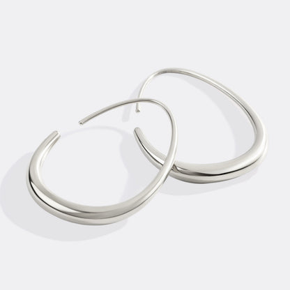 Fluid Hoop Earrings