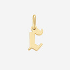 Old English Letter Charm