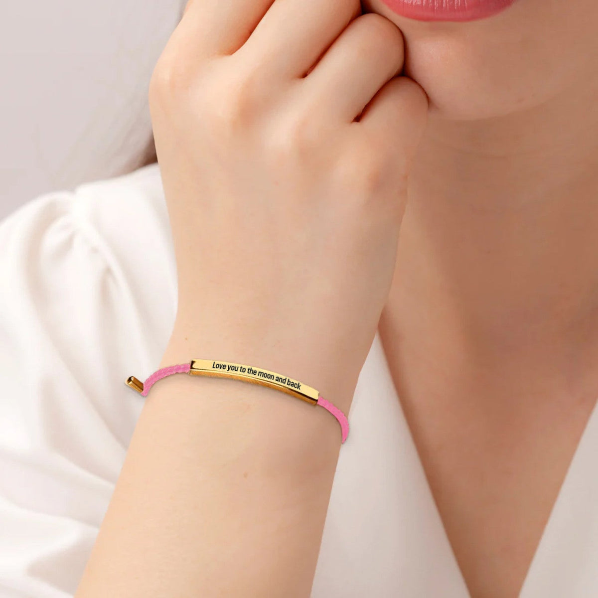 Love you to the moon and back Inspire Bracelet