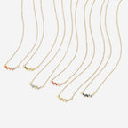 Ombre Birthstone Necklace