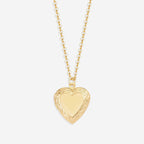 Personalized Heart Locket Necklace