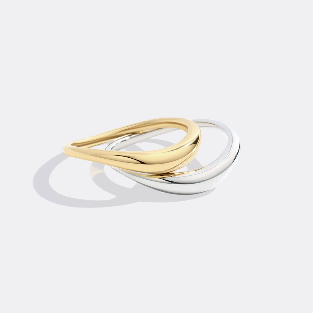 Organic Stacking Ring Set