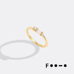 Dainty Personalized Morse Code Ring