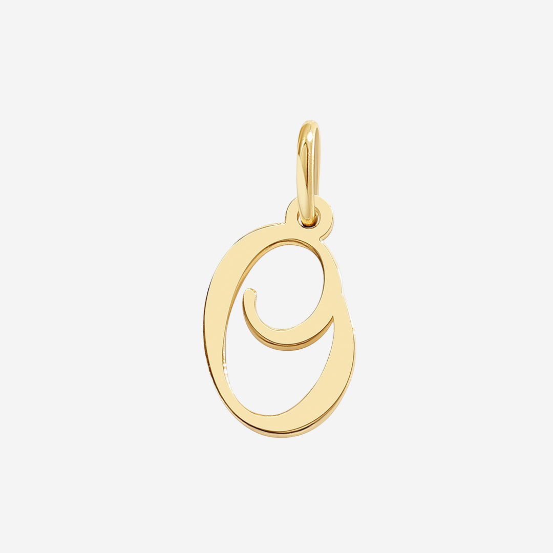 Cursive Initial Charm