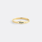 Skinny Name Ring