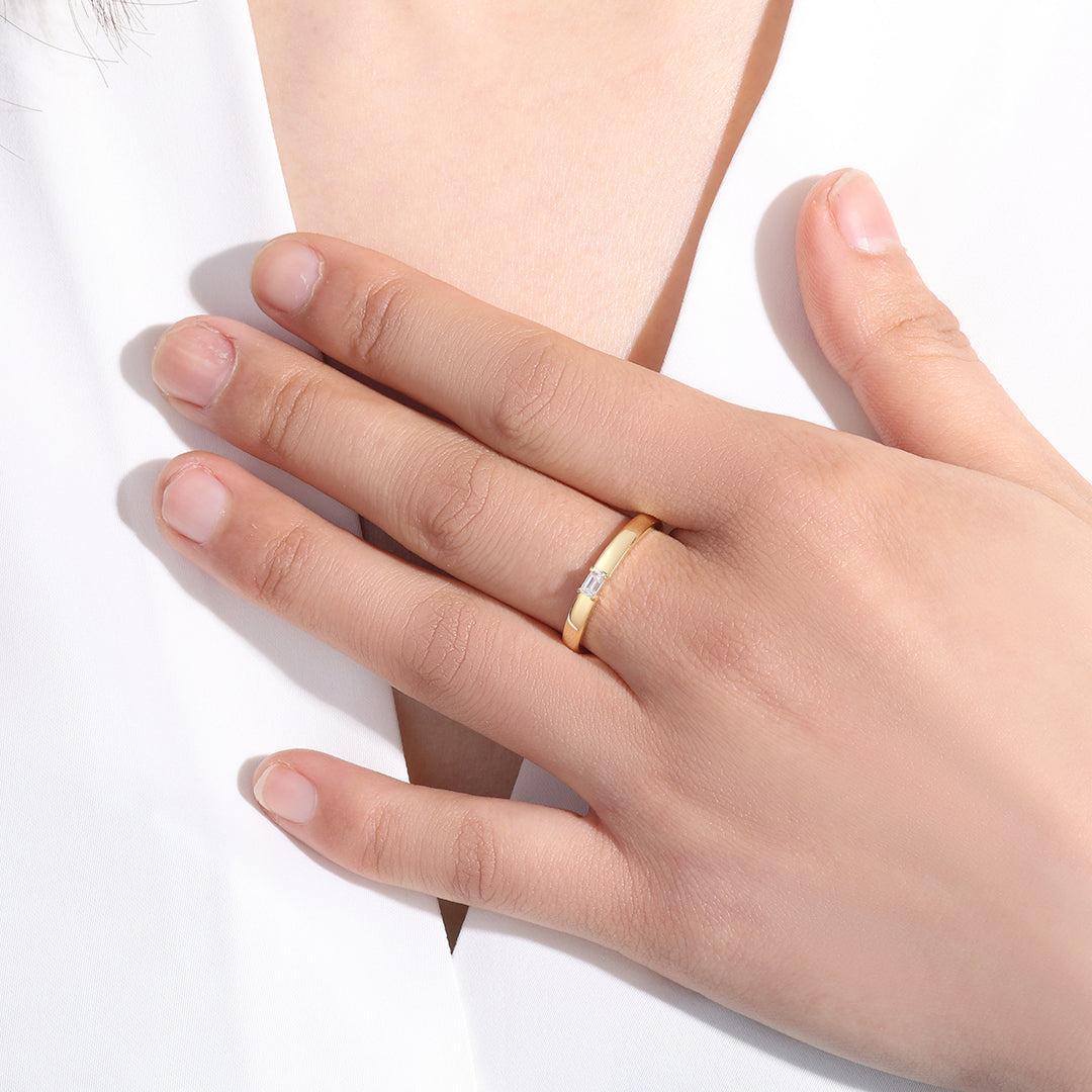 Baguette Diamond Band Ring