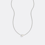 Dainty Heart Stacking Initial Necklace