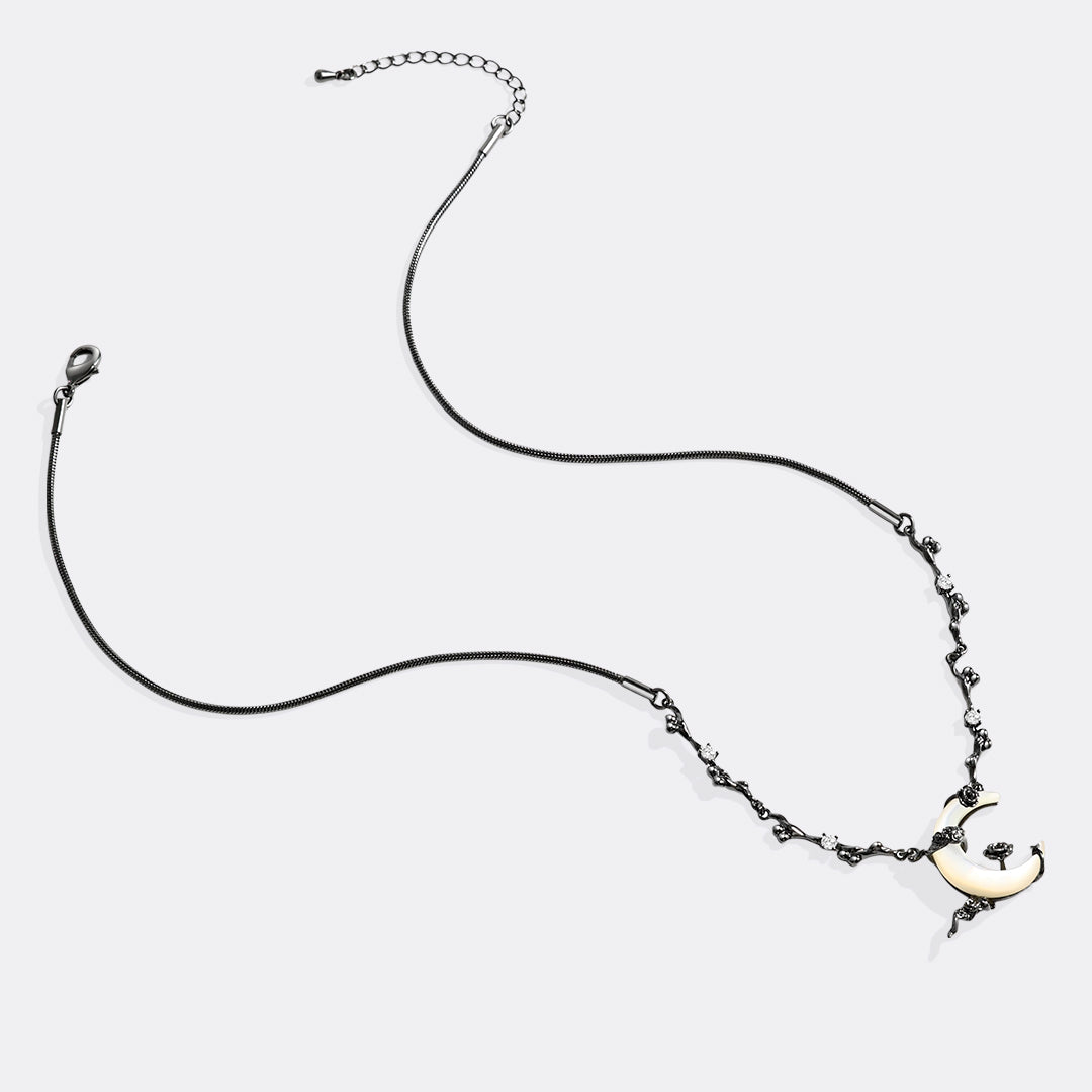 Shell Moon Necklace