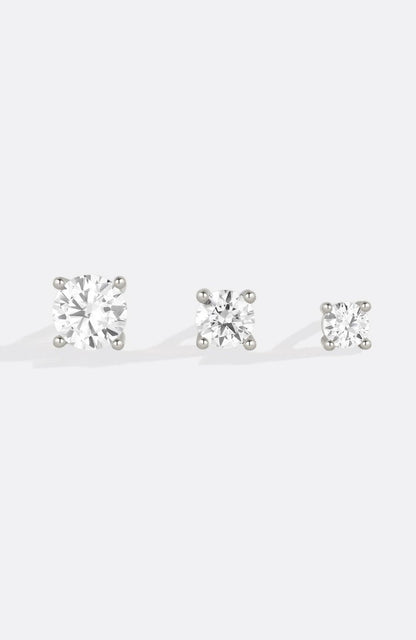 Classic Diamond Stud Earrings
