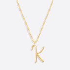 Flow Script Initial Necklace