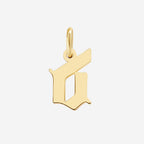 Old English Letter Charm