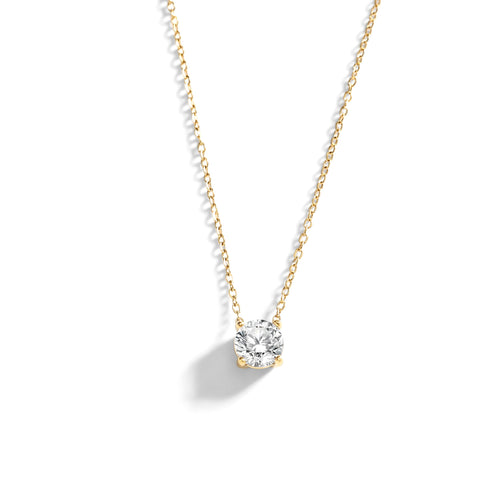 Solitaire Pendant Necklace