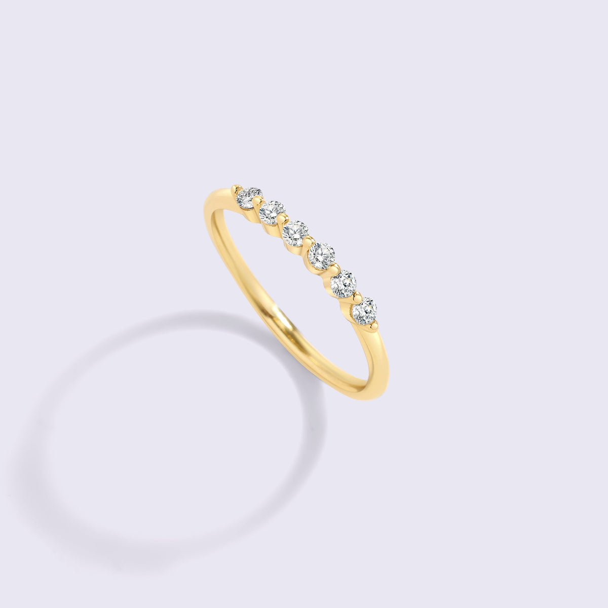 Brilliant Floating Diamond Ring