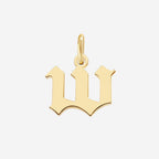 Old English Letter Charm