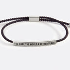 You Make The World A Better Place Inspire Bracelet
