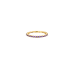 June Birthstone Eternity Stacking Ring