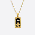 Knight of Cups Tarot Necklace