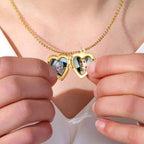 Personalized Heart Locket Necklace