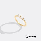 Dainty Personalized Morse Code Ring