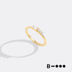 Dainty Personalized Morse Code Ring