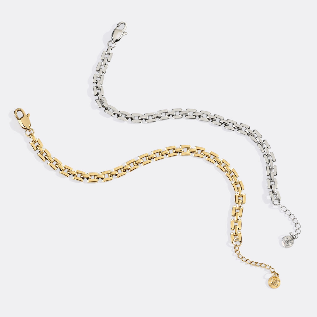 Timepiece Link Chain Bracelet