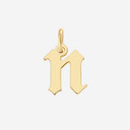 Old English Letter Charm