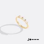 Dainty Personalized Morse Code Ring